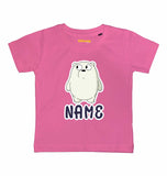 Customised Name Kids Ice Bear Tshirts