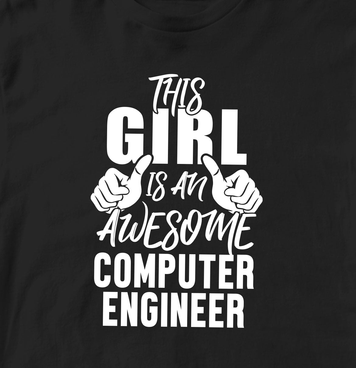 THIS GIRL IS AN AWESOME COMPUTER ENGINEER TSHIRT