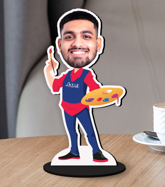 Artist Caricature Photo Stand