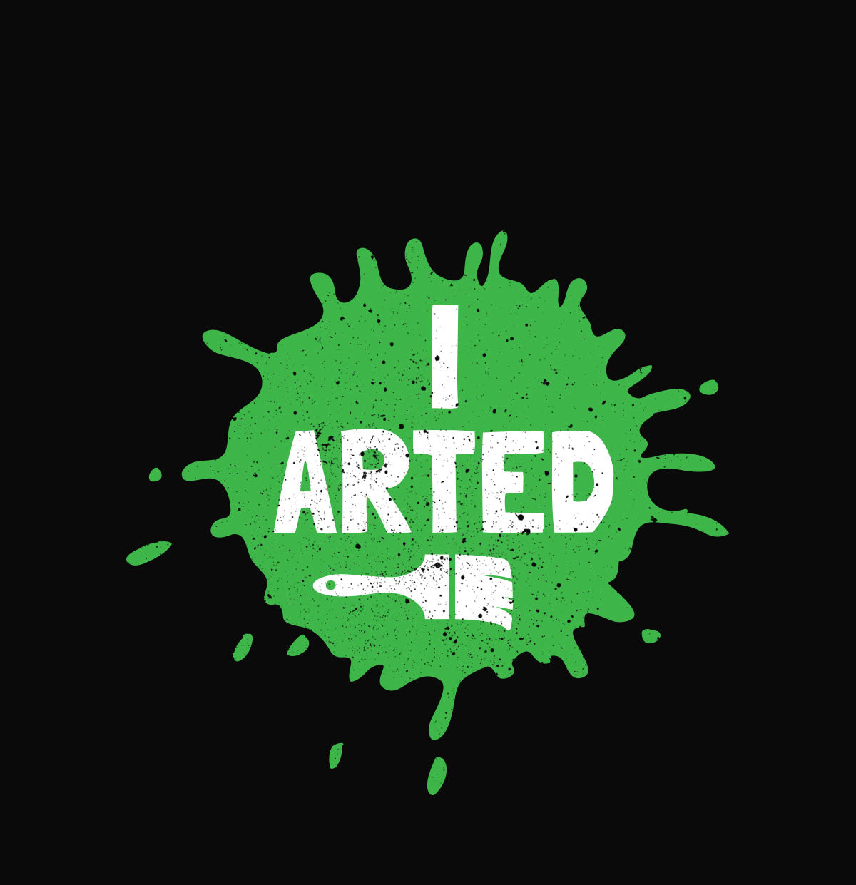 I arted Unisex Pure Cotton Round Neck Tshirt For Artist