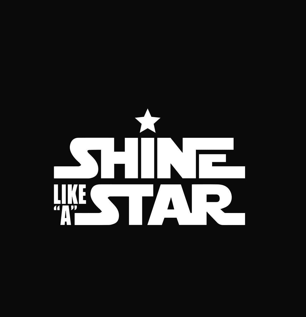 Shine Like A Star Pure Cotton Round Neck Tshirt