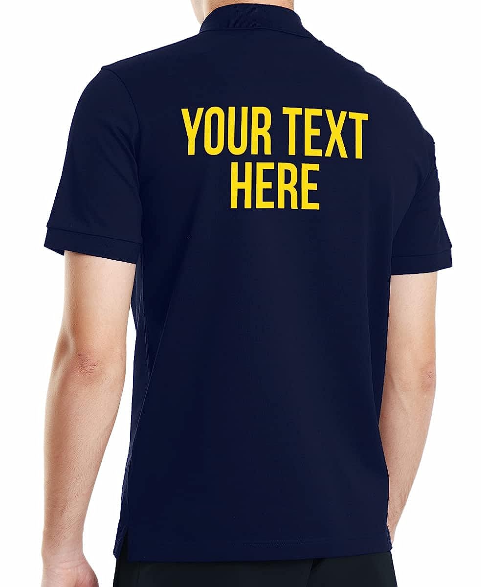 Customised Polo Collar Neck Sports Cotton Unisex T-Shirt