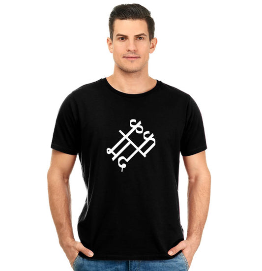 M D F K Unisex Pure Cotton Round Neck Tshirt For Artist