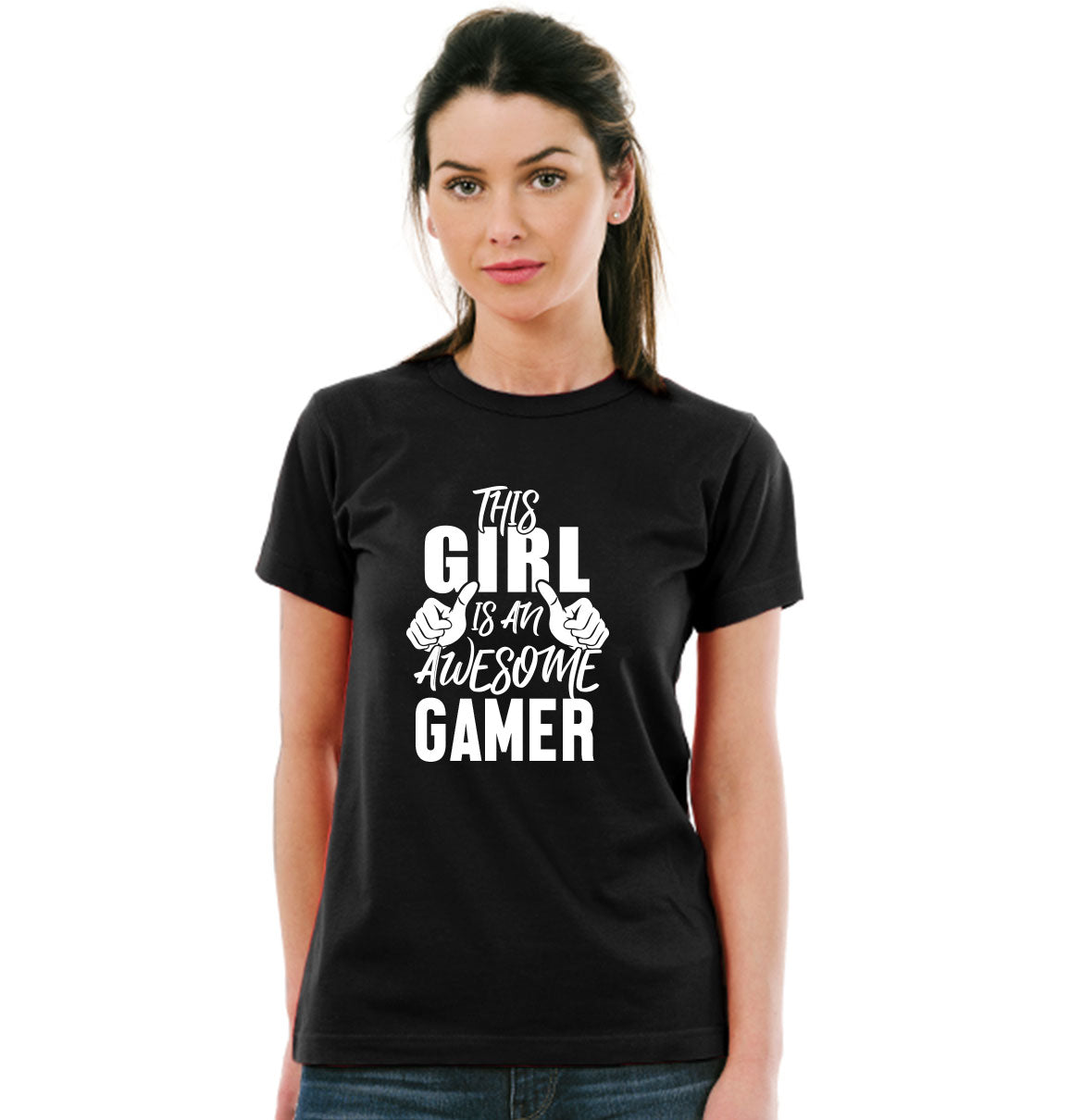 THIS GIRL IS AN AWESOME GAMER TSHIRT