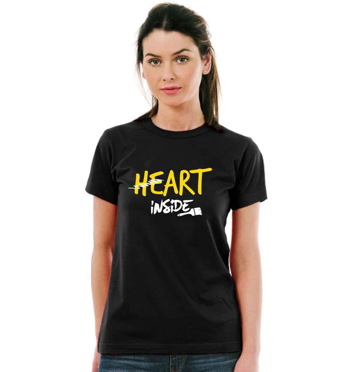 Art Inside Unisex Pure Cotton Round Neck Tshirt For Artist