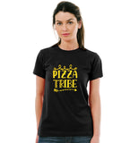 Pizza Tribe Pure Cotton Women Round Neck Tshirt