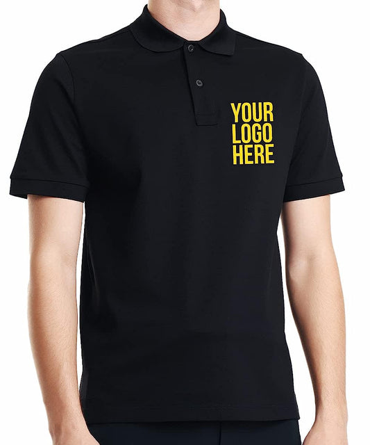Customised Polo Collar Neck Sports Cotton Unisex T-Shirt