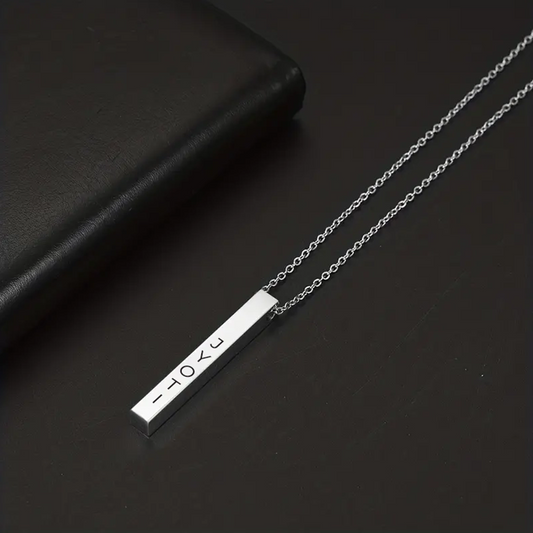 Bar Pendant with Name Customised