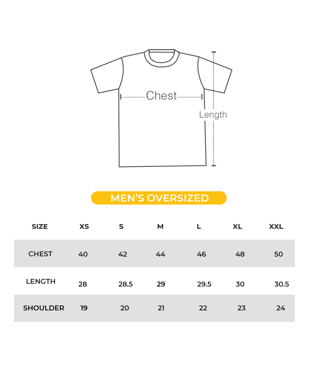 Customised Unisex Oversized Pure Cotton Tshirts
