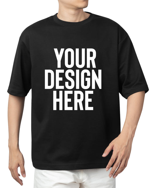 Customised Unisex Oversized Pure Cotton Tshirts