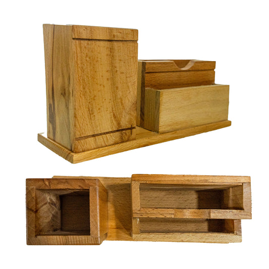 Wooden Desk Organiser W003
