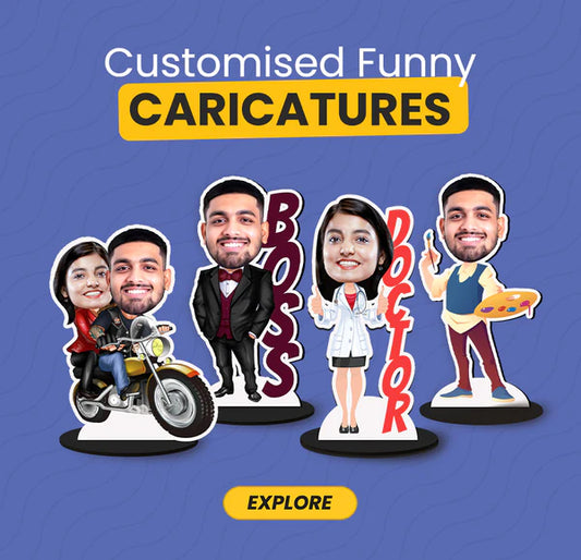 Add a Touch of Fun and Quirk to Your Space with Our Customized MDF and Acrylic Caricatures