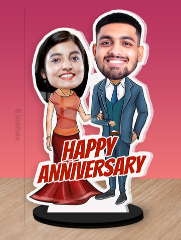 Wedding Couple Caricature Photo Stand