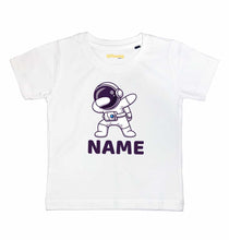 Customised Name Kids Dab Astronaut Tshirts