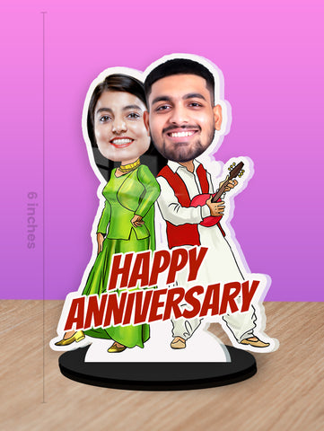 DDLJ Couple Caricature Photo Stand