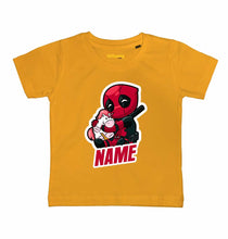 Customised Name Kids Deadpool Tshirts