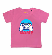 Customised Name Kids Gamer Tshirts