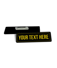 Acrylic Engraved Name Badges 3.5inx1in 2MM Black