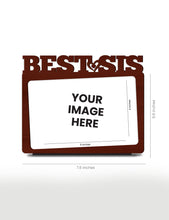 Personalised Pre-Printed Best Sis Photo Frame