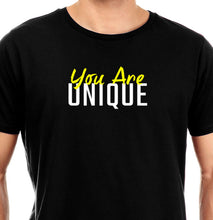 You Are Unique Unisex Pure Cotton Round Neck Tshirt For Artist
