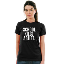 School Kills Artist Unisex Pure Cotton Round Neck Tshirt For Artist