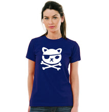 Pirate Cat Unisex Pure Cotton Round Neck Tshirt For Artist