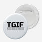 Thank God I M Forgiven Round Badge Pack of 4