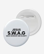 Jesus Swag Round Badge Pack of 4