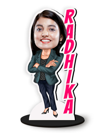 Your Name Caricature Photo Stand