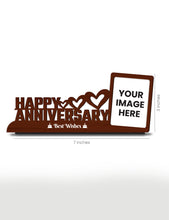 Personalised Pre-Printed Happy anniversary Photo Stand