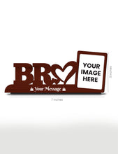 Personalised Pre-Printed Personalised Love Bro Photo Stand