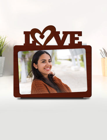Personalised Pre-Printed Love Photo Frame