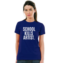 School Kills Artist Unisex Pure Cotton Round Neck Tshirt For Artist