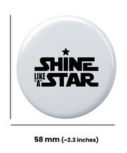 Shining Like A Star Round Badge Pack of 4